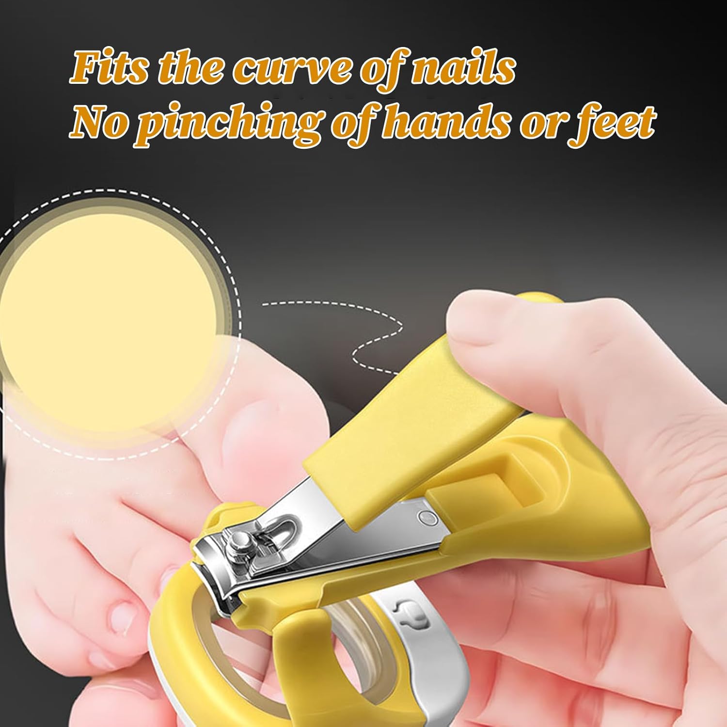 Baby Anti-Spritzer Leuchtende Nagelzange